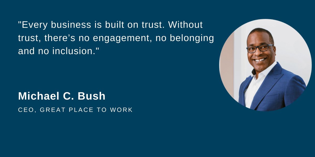 vistage's tweet photo. Wise words from our final keynote speaker, Michael C. Bush CEO, Great Place to Work. @MBushGPTW #chairworld2020 https://t.co/e59cJzET8l