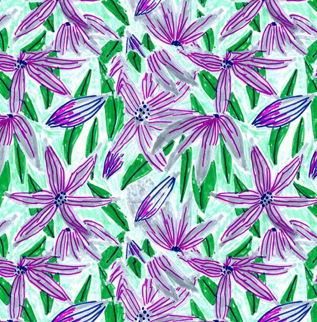 Csbeyer's tweet photo. Silver petals with burst of magenta! Another repeat from markers! https://t.co/QSdtExXBTJ https://t.co/w7rCpwkCEF