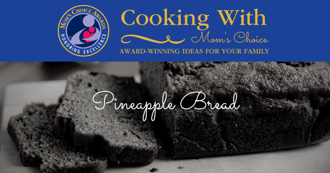 MomsChoiceAward's tweet photo. We are excited to welcome Doreen DiCrecchio ( @greeneyes626) to the #Cooking with Mom’s Choice #kitchen who will be showing us how to make one of her favorite #sidedishes, #PineappleBread! Check out the #recipe here: https://t.co/zEDrmdpfWu https://t.co/GrqWZkcvAI