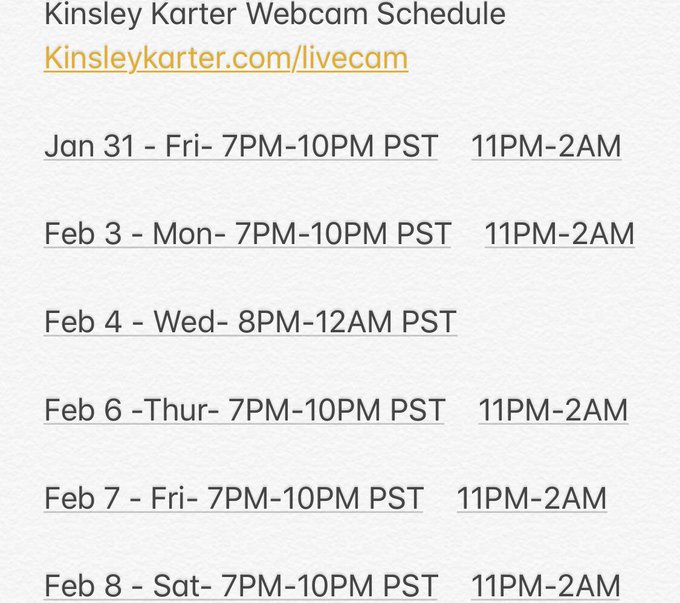 Markup your Calendars! I will return to webcam Friday 7-10PM 11PM-2AM PST 🤗 https://t.co/Y37hgCg6LH<a href="/tag/manyvids"class="tags"><span>#manyvids</span></a><a href="/tag/mvsales"class="tags"><span>#mvsales</span></a>