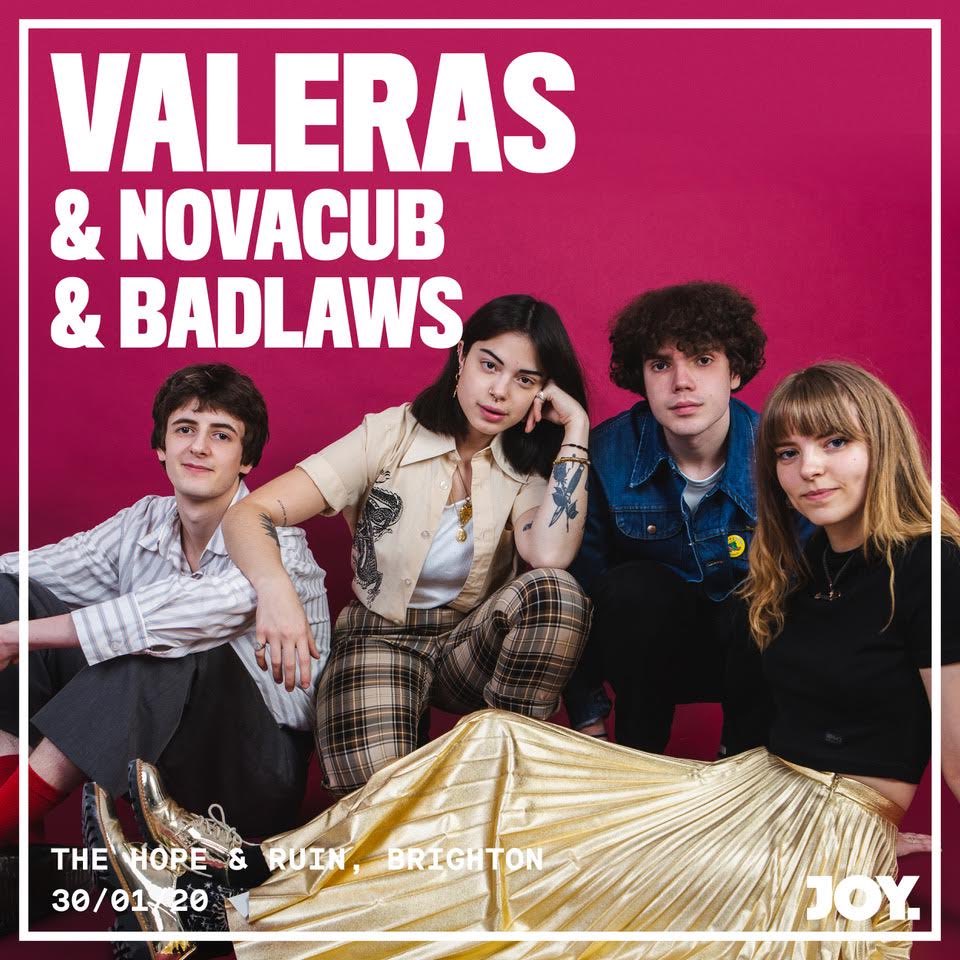 🖤🔥TOMORROW🔥🖤

Can’t wait support <a href="/valerasband/">VALERAS</a> at The Hope and Ruin tomorrow! 

We’ve got a new tune to play you,  dont miss out. It’s going to be a sick show. Doors 8PM 🖤

<a href="/thehopeandruin/">The Hope & Ruin</a> <a href="/novacubmusic/">NOVACUB</a> <a href="/thehouseofjoy/">House of Joy Global</a>