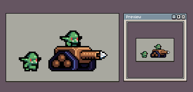 Andro01Art's tweet photo. I do not understand why I like the combination of a goblin with a tank so much 😅
#PixelArt #IndieDev #Afterrand #GameDev https://t.co/RnUiz1x28u