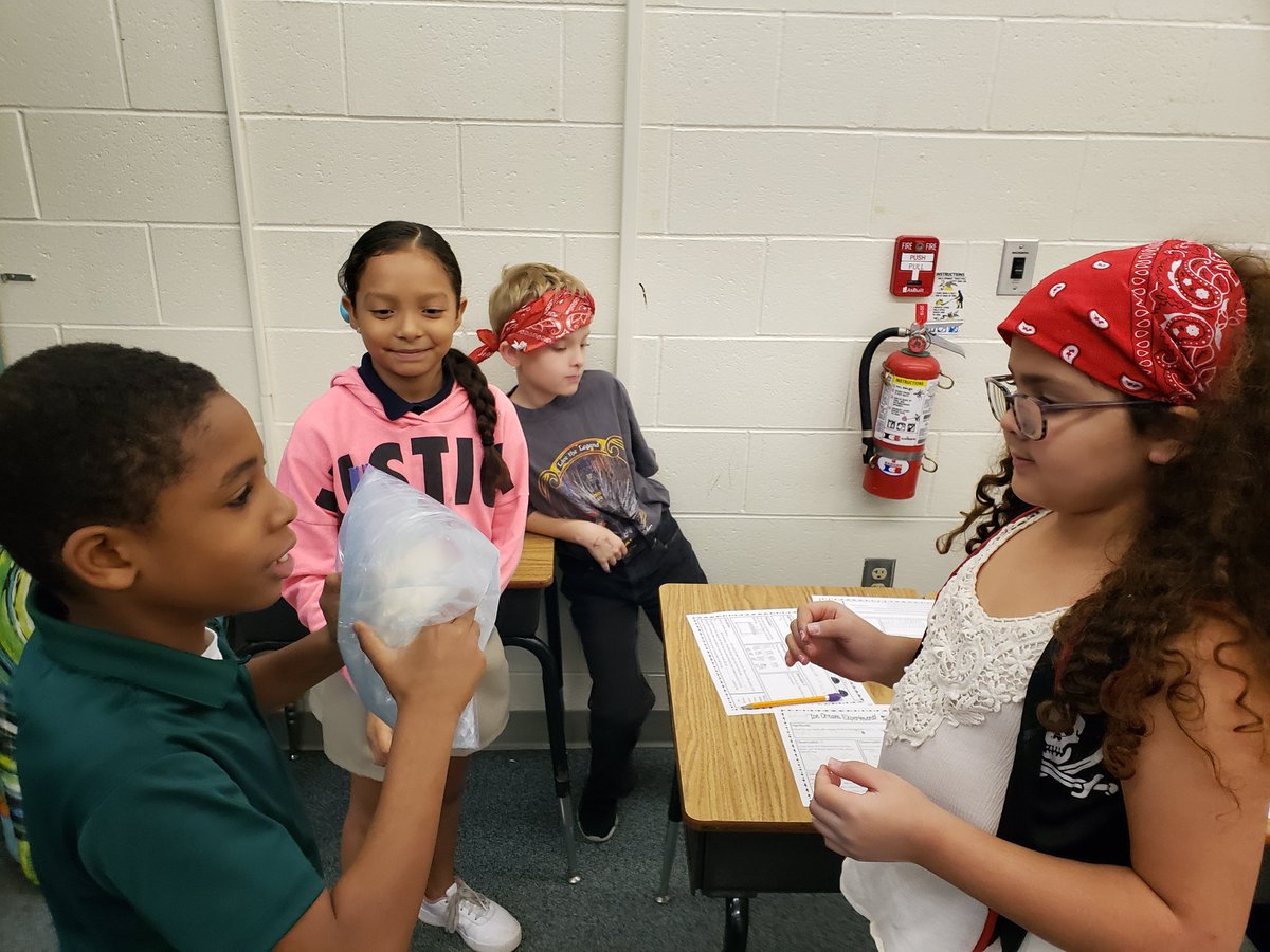 Early release day science lesson on matter. Making our own ice cream.
