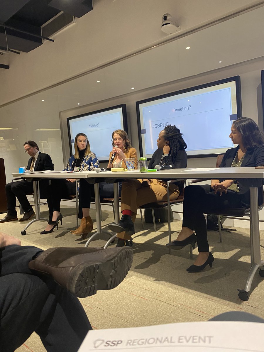 mollyfernsz's tweet photo. Listening to my friend and coworker @ShannonOReally talk about her professional development in scholarly publishing alongside an awesome panel! #sspdc @ScholarlyPub https://t.co/NCcpeamKTJ