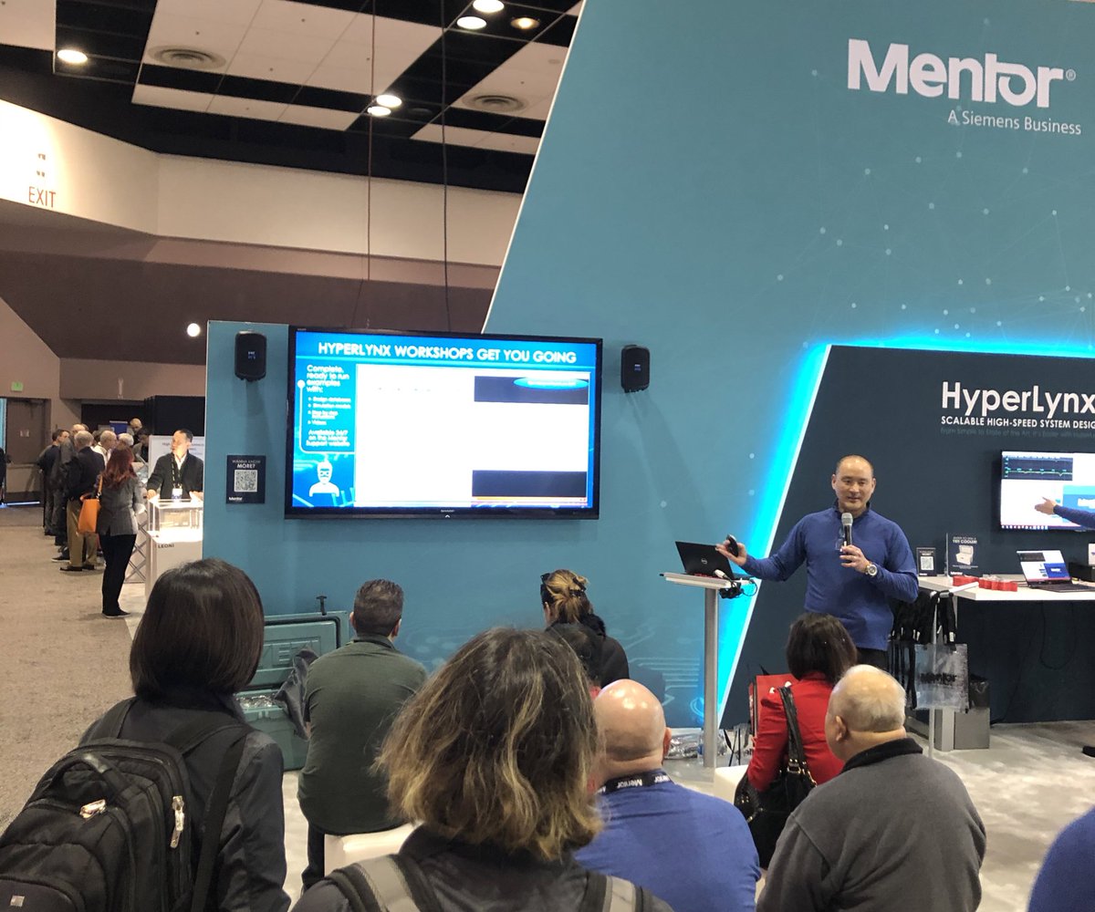 Next theater presentation at #designcon starts in 10 minutes on “getting it right” - plenty of seats - don’t miss out!  #mentorpcb