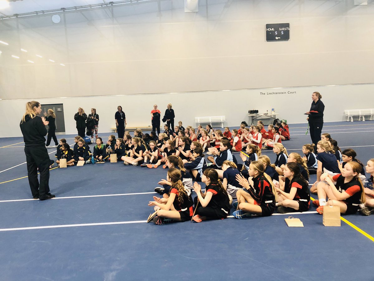 StPiransSport's tweet photo. Thank you @WellyNetball for an amazing netball festival. So nice to play in such a lovely venue. A high standard of netball on display looking forward to the season ahead. #interceptions #shooting #circleedge https://t.co/cpNqLRcZhu