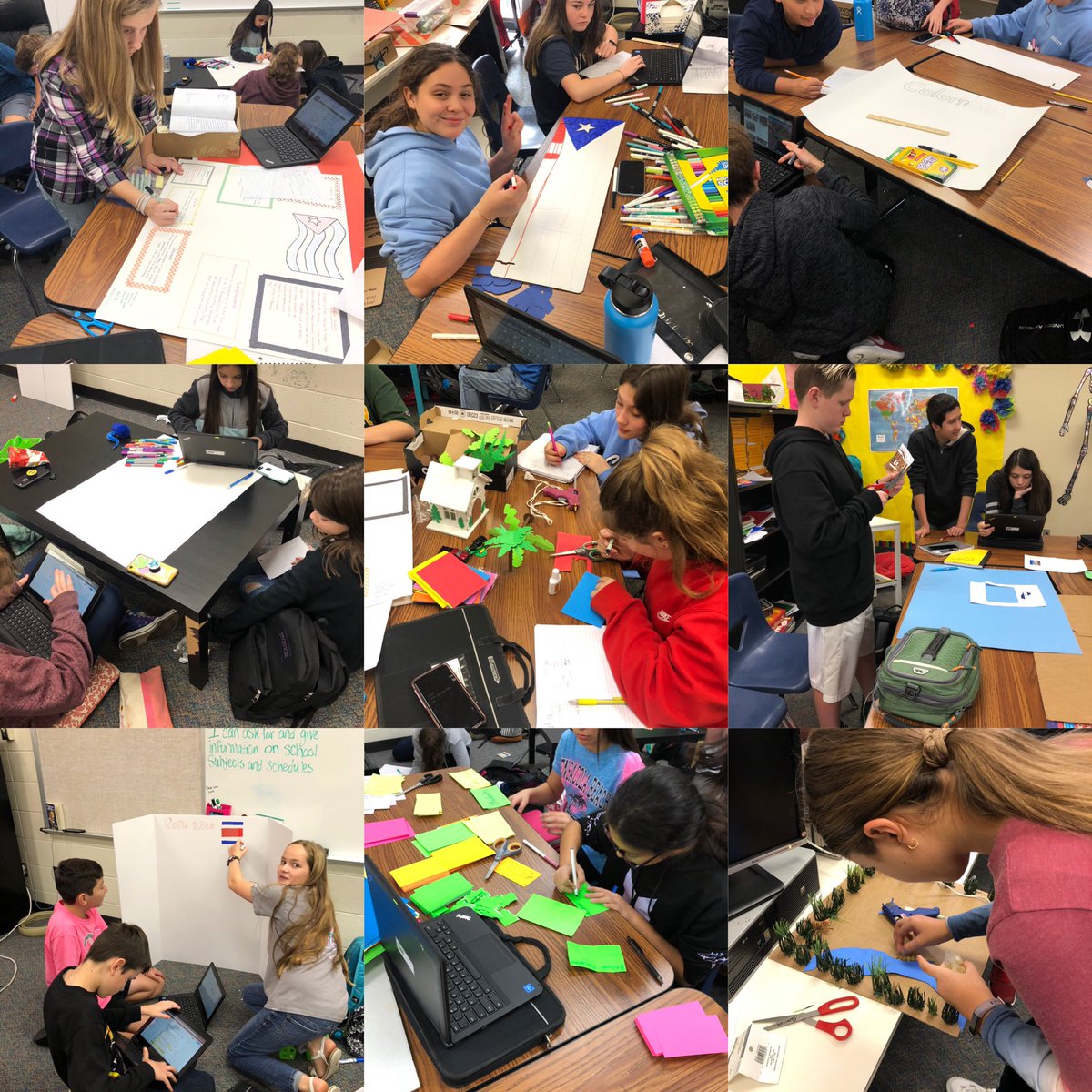 GonzalezStrack's tweet photo. So much collaboration and progress!!! Our research is coming together and we have plenty of organized chaos 😉 @StrackKISD #StrackChamps #RISE2EXCELLENCE https://t.co/PfHRuNEuTA