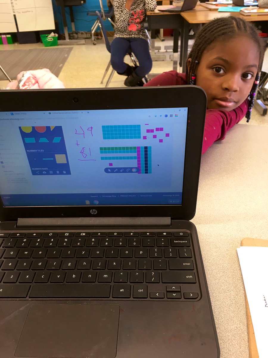 Tekkinheels's tweet photo. Quick demo in collaboration of @MathigonOrg and launched with students same afternoon! Love it for 2 digit addition, download and share with teacher. Bam! #smallgroupmath #formativeassessment @grh_ryan https://t.co/lizf1TU5gS