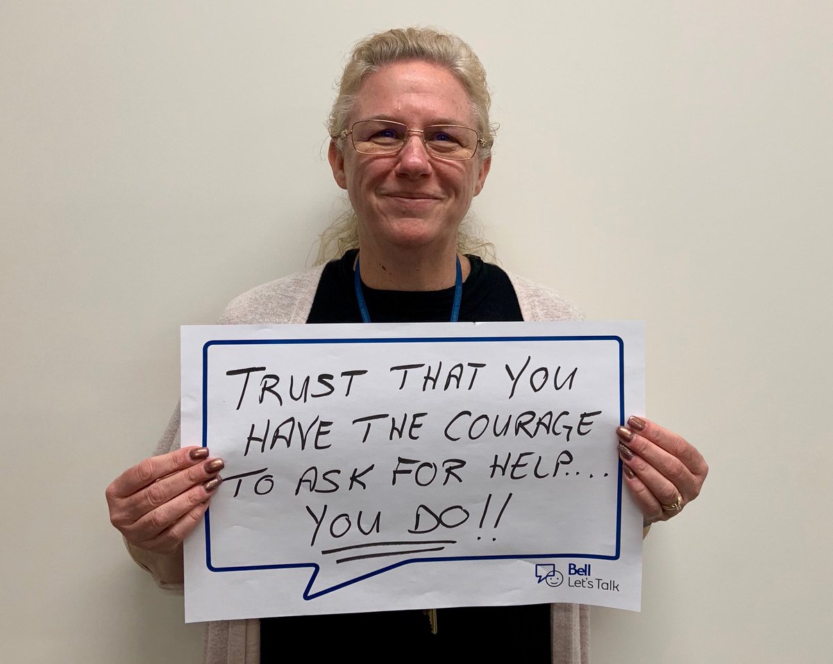 niagarahealth's tweet photo. For #BellLetsTalk we've been asking members of our team to share their messages of hope. You can also check out a story on our website that provides tips on how to reduce stigma around mental health: https://t.co/hIBNNXdqcf https://t.co/myO9vKd1xf