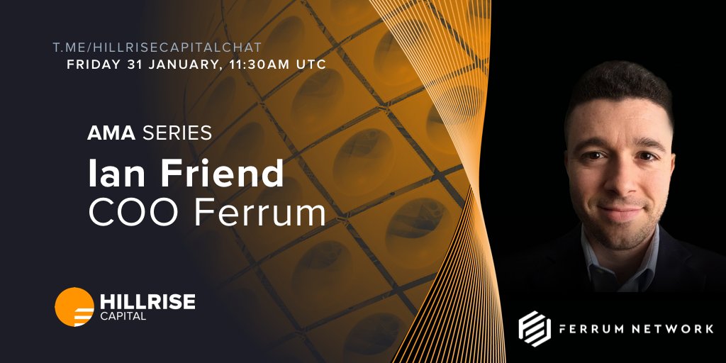 Telegram AMA: Ian Friend, Ferrum Network (poster)