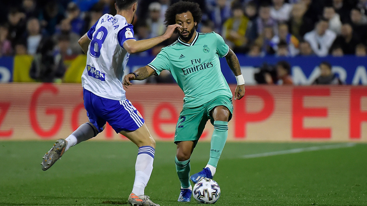 🙌🇧🇷 ¡<a href="/MarceloM12/">Marcelotwelve</a> cumple 5⃣0⃣0⃣ partidos con la camiseta del <a href="/realmadrid/">Real Madrid C.F.</a>!
👏 Parabéns! 👏
#RealMadrid | #HalaMadrid