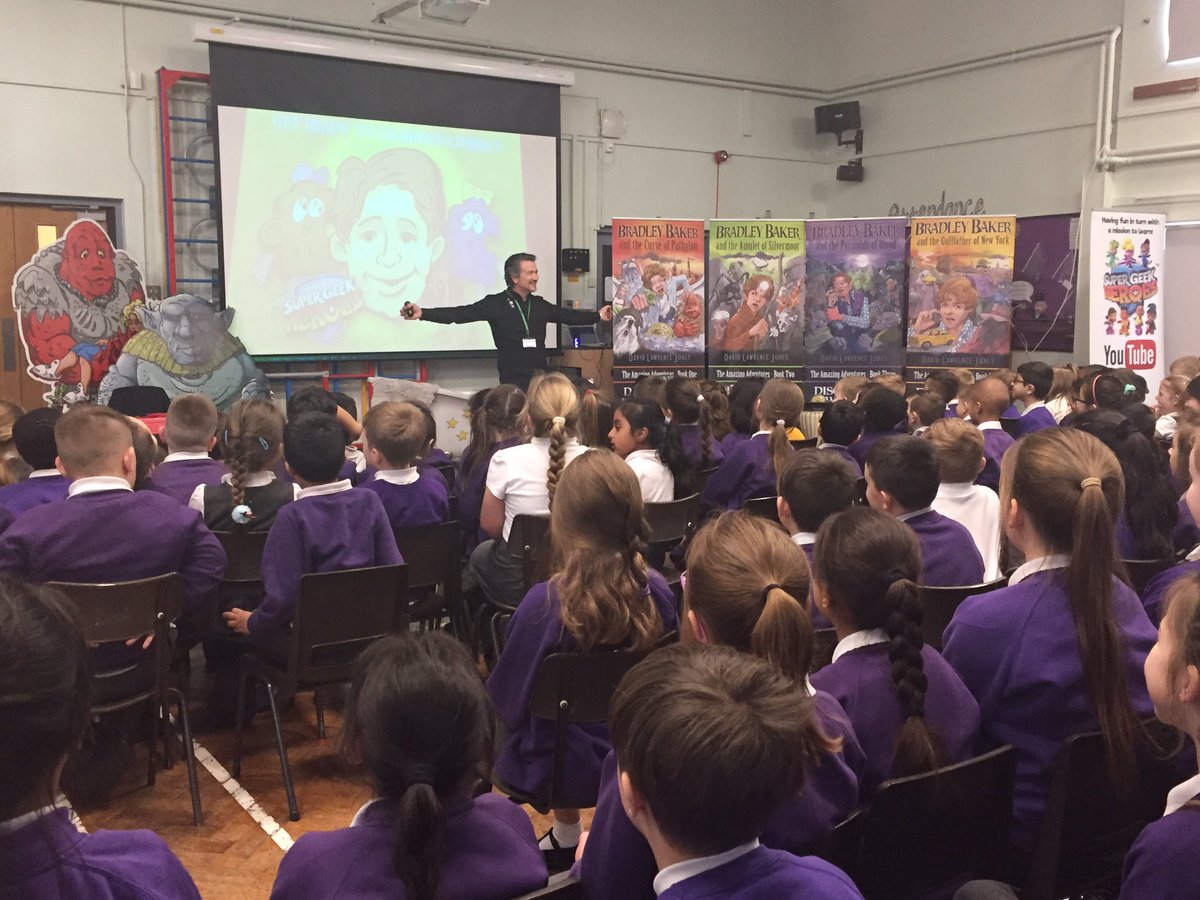 OPA_ParkHill's tweet photo. Today we welcomed @DavLawJones to OPAPH. What an afternoon it was! A showcase of David’s books and passion for reading. His story of how he became an author was a real inspiration. Our Reading Ambassadors handed out book order forms for those wanting signed copies. 📝📚👍🏻 https://t.co/lSE6LTwXvW