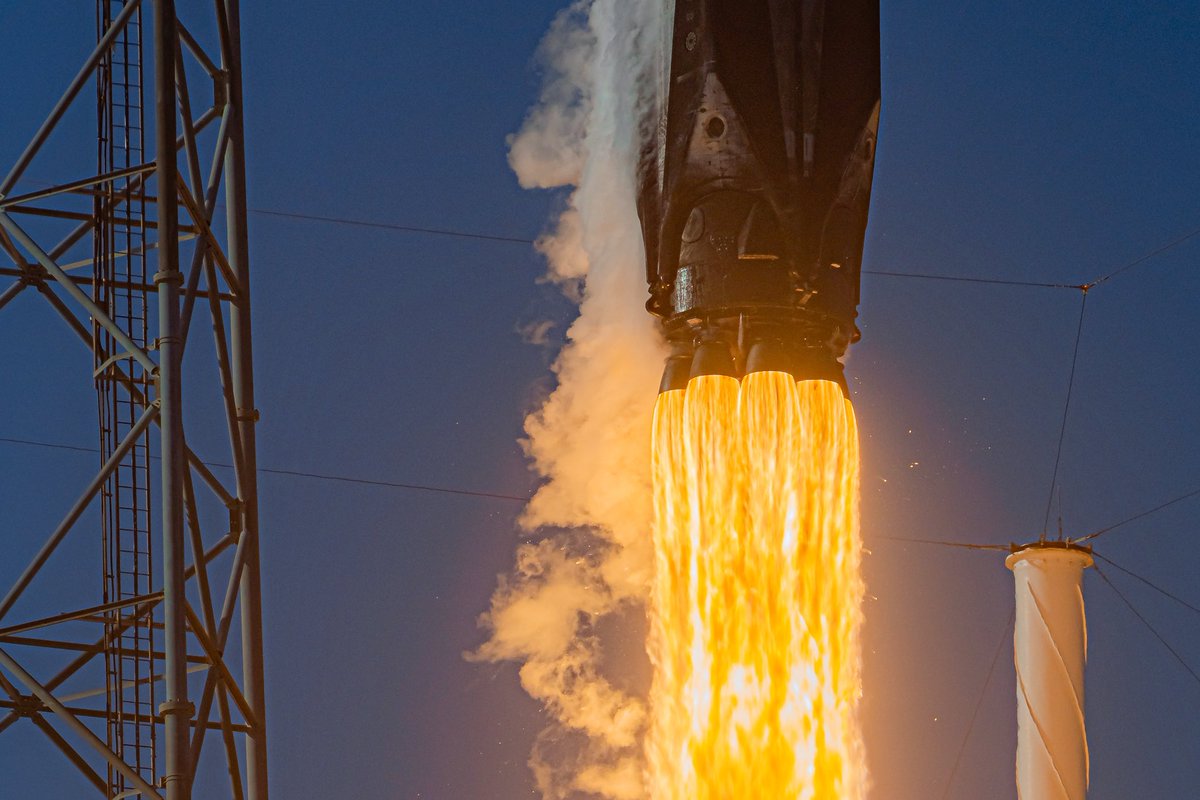 close up falcon 9 rocket