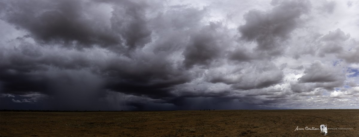 Storm cloud Goodwood Outback Queensland looking north