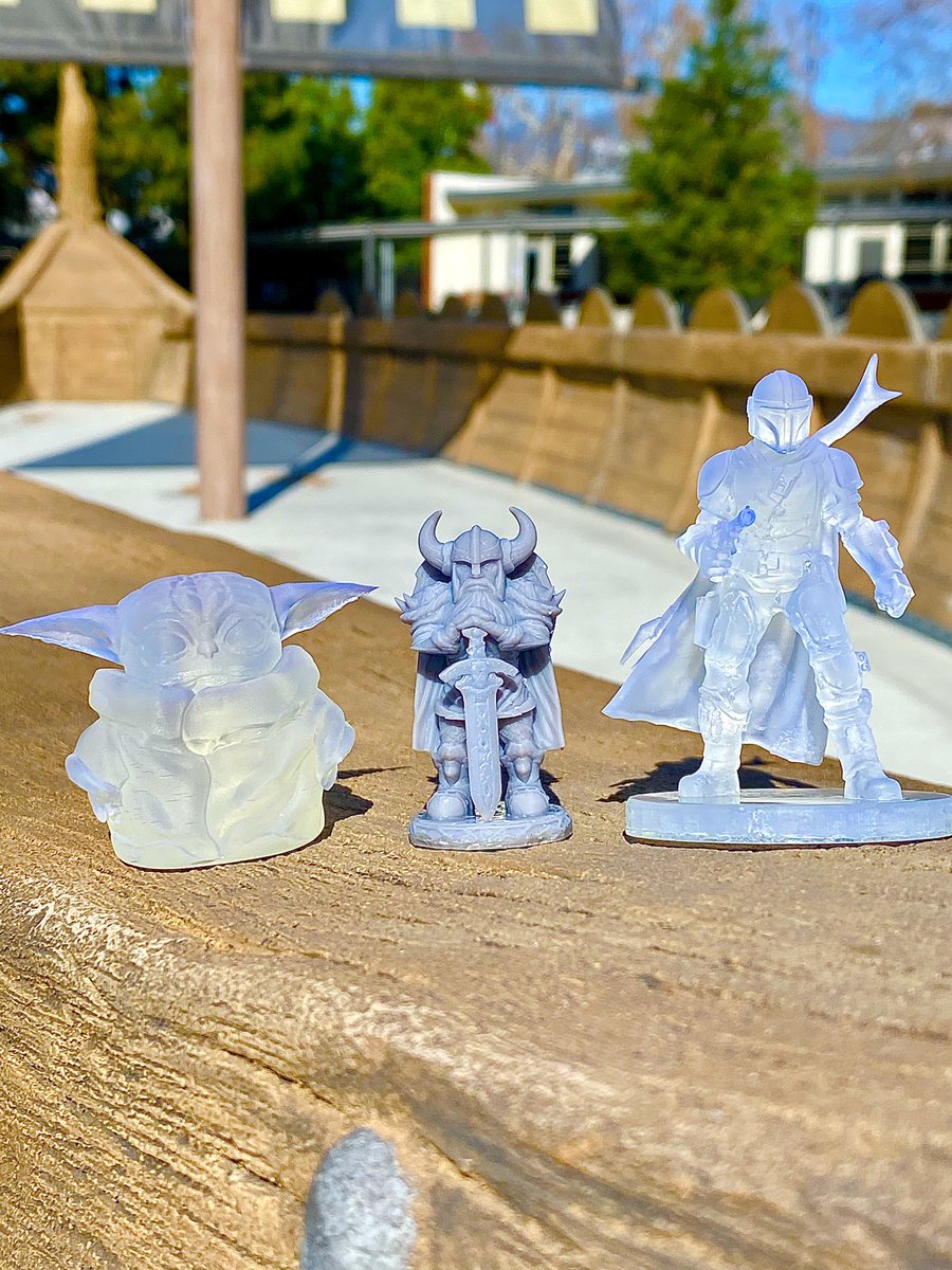 NHSVikings's tweet photo. Amazing technology in Mr. Naney’s Gen Tech Class. His students are making this on a Elegoo Mars SLA Resin 3D Printer. #VikingTech #BabyYoda @CVUSD_Supt_DrS @EEminhizer @NHS_Animation @NHS_CompSci https://t.co/ufWymxMfTH