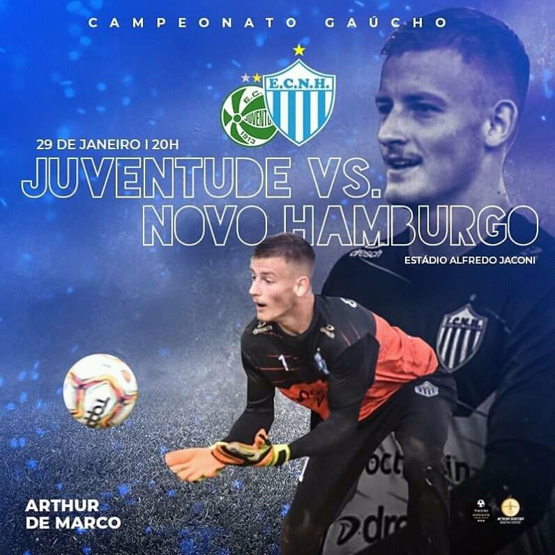 Actionsoccer_'s tweet photo. Nesta quarta também teremos em campo o @novohamburgooficial do nosso cliente @arthurdemarco9. O time vai a Caxias do Sul enfrentar a forte equipe do Juventude. Pra cima deles. Bora família Action Soccer.

#gauchao2020 #novohamburgo #futebol https://t.co/cGnCOogjmz