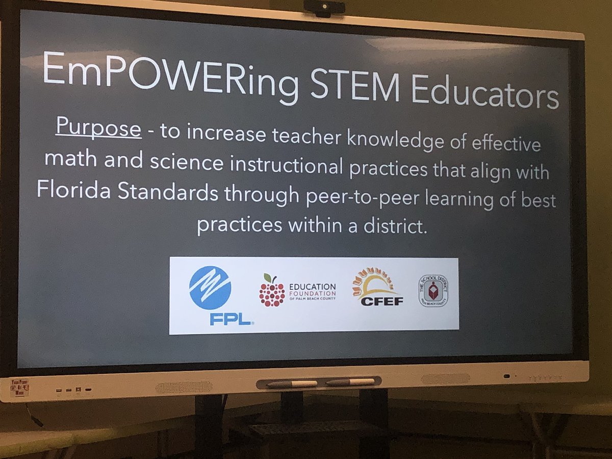 EsopakisMaria's tweet photo. PBL at its best! Enjoyed collaborating with some amazing educators! #FPLCARES @educationFdnPBC @PBCSTEM @MaureenWilt @insideFPL @StoupasTeresa @julemate @evacwynar https://t.co/CyTAItsDAl