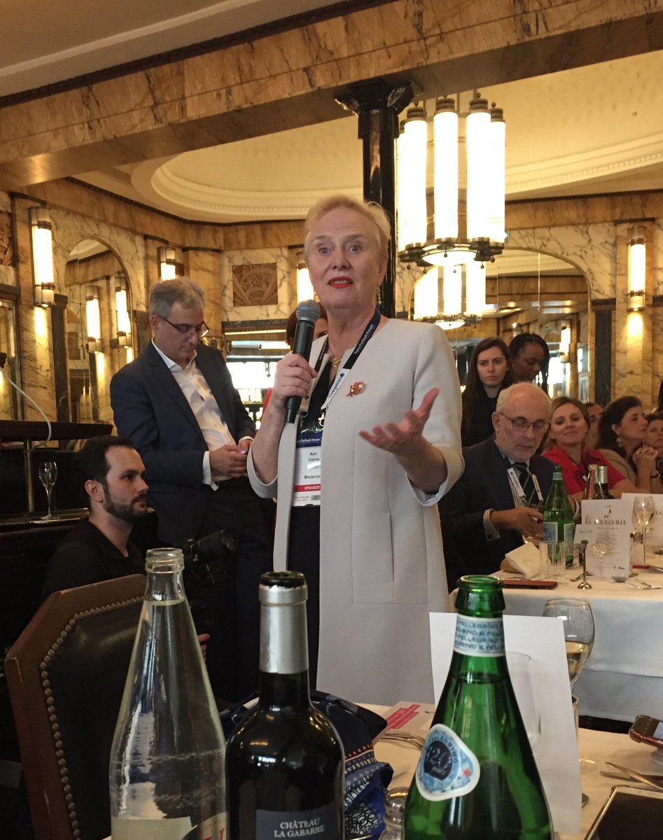 S_Hannestad's tweet photo. Women in Finance lunch ⁦@ParisFinForum⁩ with ⁦@AnnMCairns⁩ pinpointing it will take 250 years to get gender equality with current speed ⁦@FinIncSummit⁩ #PFF20 ⁦@MereteBuljo⁩ ⁦@EWPNEurope⁩ https://t.co/Ps9gvbc3nK