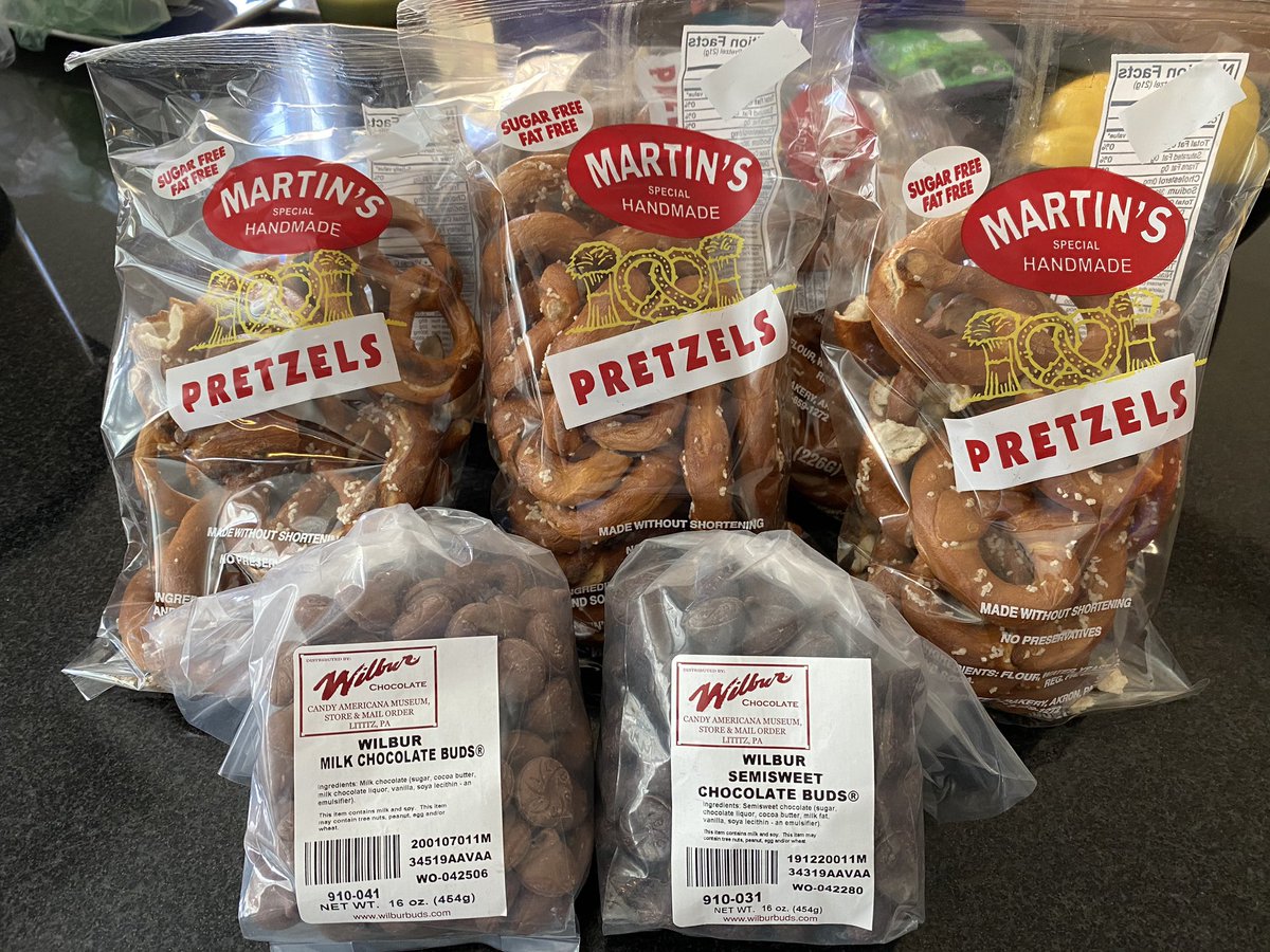 henryslist's tweet image. I love it when Pennsylvania treats show up in the mail! #martinpretzels #wilburchocolate #wilburbuds #Pennsylvania