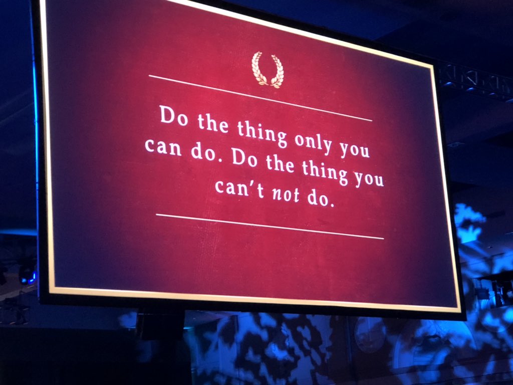 Regeanie's tweet photo. @RyanHoliday Do that thing that ONLY you were created to do. Stand out and do what only YOU can do. #FHL2020 https://t.co/1eSnAsiA6G