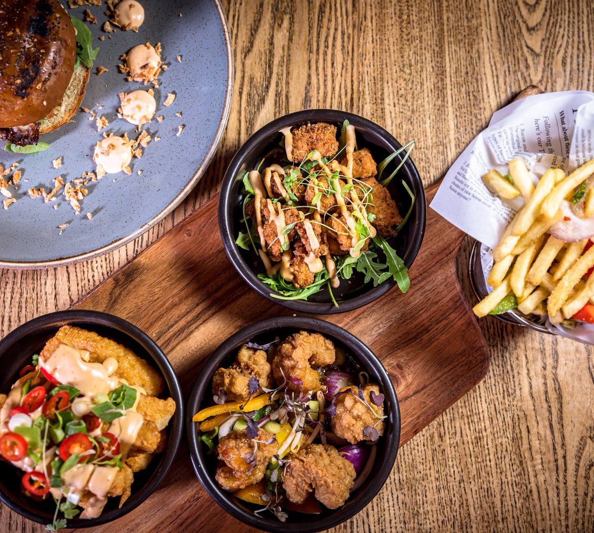 CharNewhey's tweet photo. SMALL PLATES 🔥🥘⁣
⁣
Perfect for sharing, the new Small Plates section is available Wed-Sat! 3-For-£16. ⁣
⁣
#Newhey #Rochdale #Oldham #Manchester #CharNewhey #CharSteakhouse https://t.co/MQIukgy65b