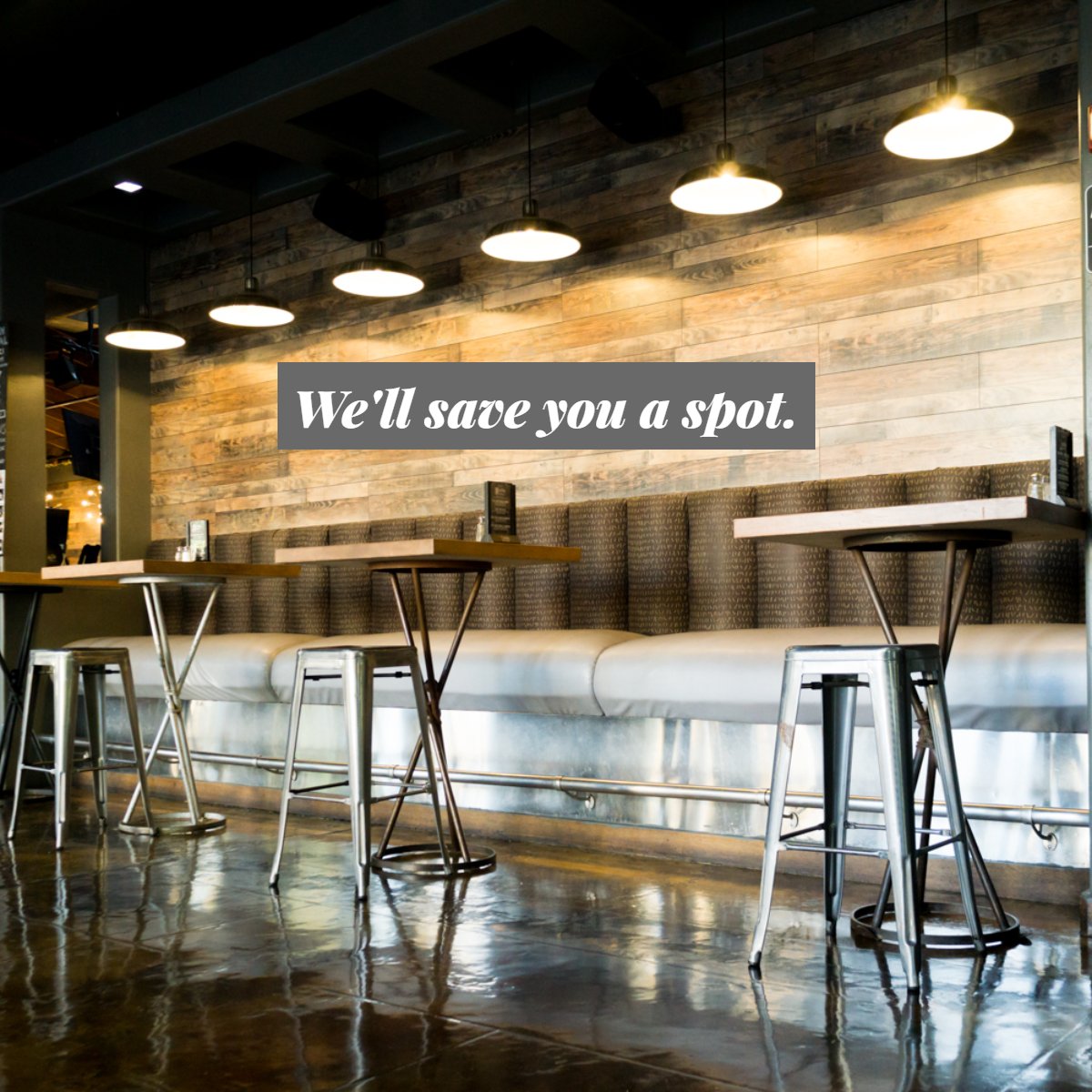 What's your favorite table to sit at?