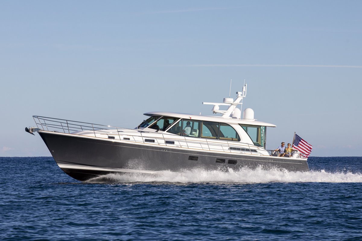 Sabreyachts's tweet photo. We just can't get enough of these Sabre 58 photos! 

#sabreyachts #sabre58 #madeinmaine #maineboats #madeinusa #new #shesalady #yachting #boating #performance #quiet #adventure #familytime https://t.co/CddOG0hiMG