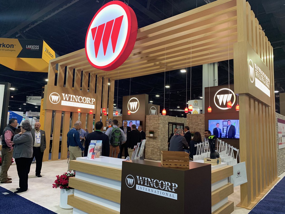 Wincorp_Intl's tweet photo. Day 2 at @ippeexpo! Make sure to stop by our booth tomorrow - it’s the last day! #WincorpInternational #HatchingYourFuture #IPPE #IPPE2020 👋🏽 https://t.co/wLh4VfWCe2