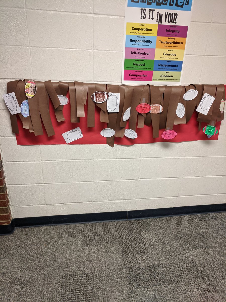 CalvertKate's tweet photo. West Platte found a group to challenge to a READING Super Bowl in California! I'd say our kids are stepping up to the challenge! One football equals one book read! Go Chiefs go! @41actionnews @Chiefs @PatrickMahomes @tkelce @SportsCenter @49ers https://t.co/ytOiu9gfTh