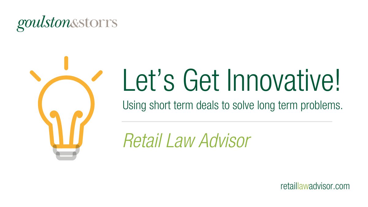 goulstonstorrs's tweet photo. The shopping centers of 2020 will look different than those of the past. In this week's #RetailLawAdvisor, we highlight some the innovative ways retailers and developers are responding to the changing #retail landscape. Learn about these creative ideas: https://t.co/gAkyAerPcj https://t.co/bRCaYJYRZp
