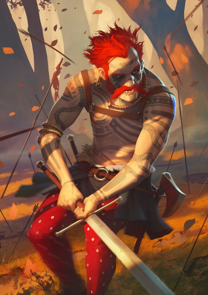 Paladin_Dad's tweet photo. How do you approach a redheaded barbarian?

Gingerly

#DnD #dungeonsanddragons #dnd5e
Art by #GoodnameStudio https://t.co/wr7HklIomf