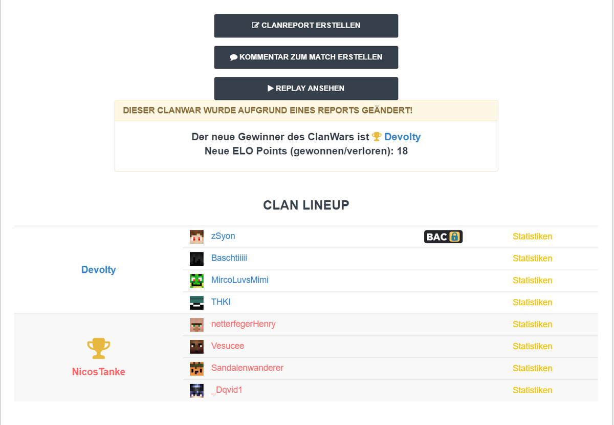 zSyon_'s tweet photo. Holt euch das Elo gegen den Clan ''NicosTanke'' zurück.
Ein Lob geht an die Clan Suppoter raus die das nach gefühlt 2 min bearbeitet haben 😄 https://t.co/AL2MWwQ9m2