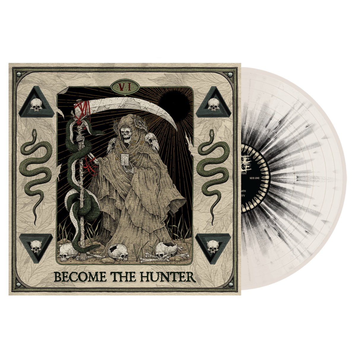 Clear/Black/White Splatter or Bone with Black Splatter? 🤔 

Both available at:
nuclearblast.com/becomethehunter

The sixth #SuicideSilence studio album #BecomeTheHunter, will be released on February 14th!

Ships Worldwide.