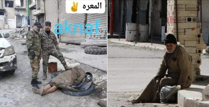 AmaniBallour's tweet photo. These are Assad's soldiers.
They have been killing innocent people for years
#IdlibUnderFire
#Idlib https://t.co/wRyJa7uxYv