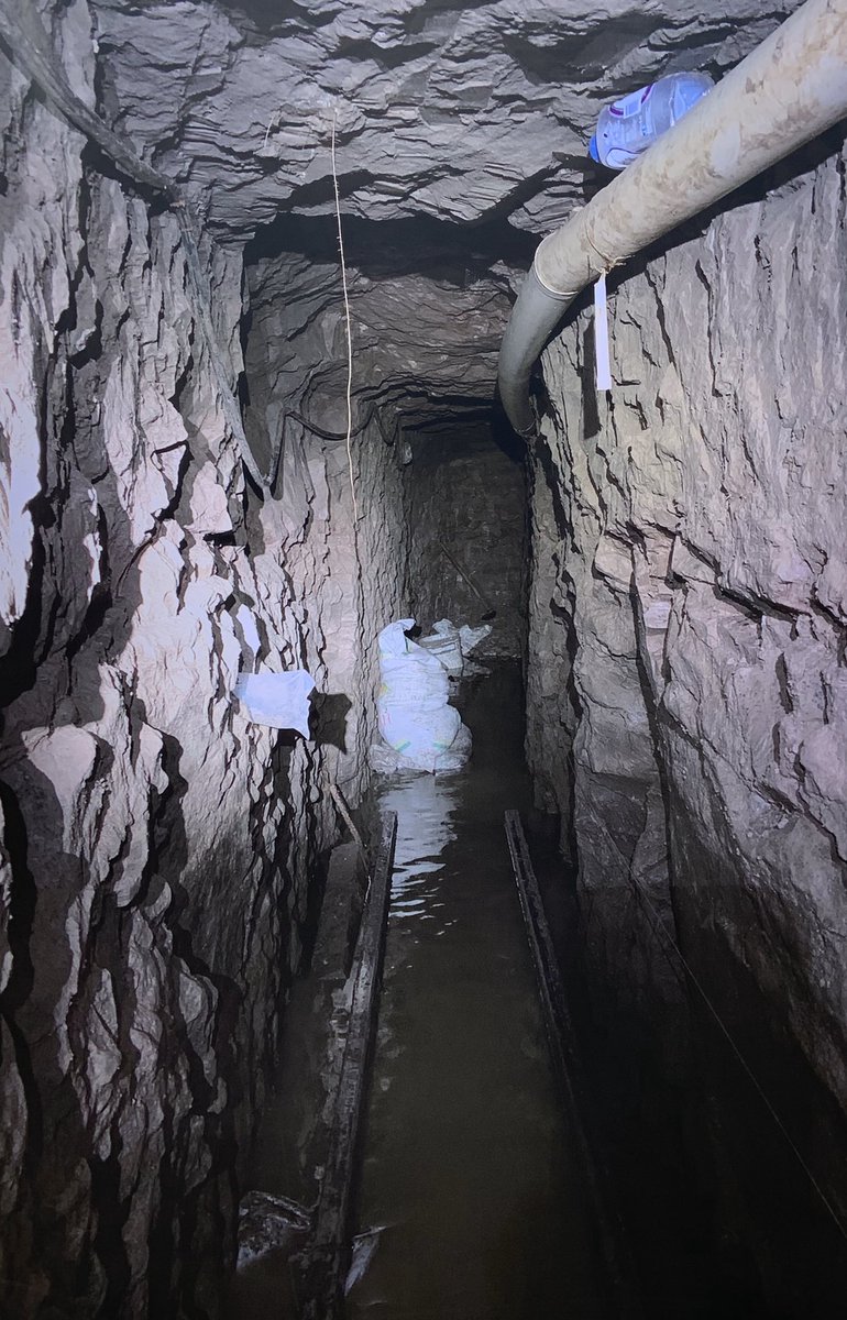 Inside of tunnel seized