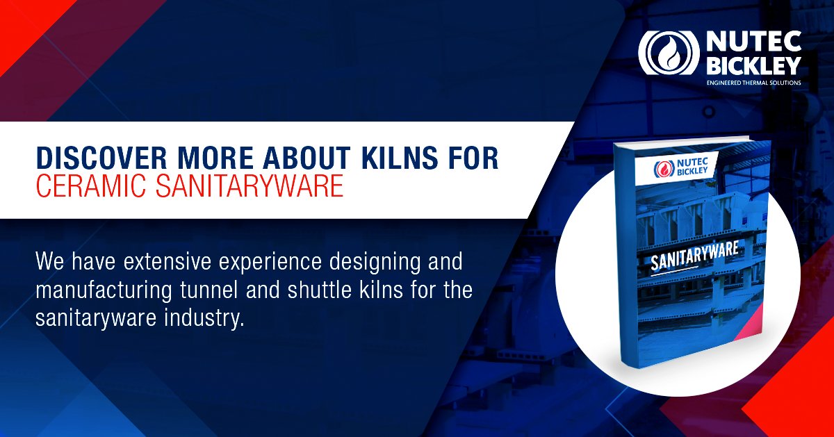 NutecBickley's tweet photo. Nutec Bickley has extensive experience designing and manufacturing tunnel and shuttle kilns for the sanitaryware industry. Download our ebook here: https://t.co/9VYxguDV32 https://t.co/6kO1YqaMvp
