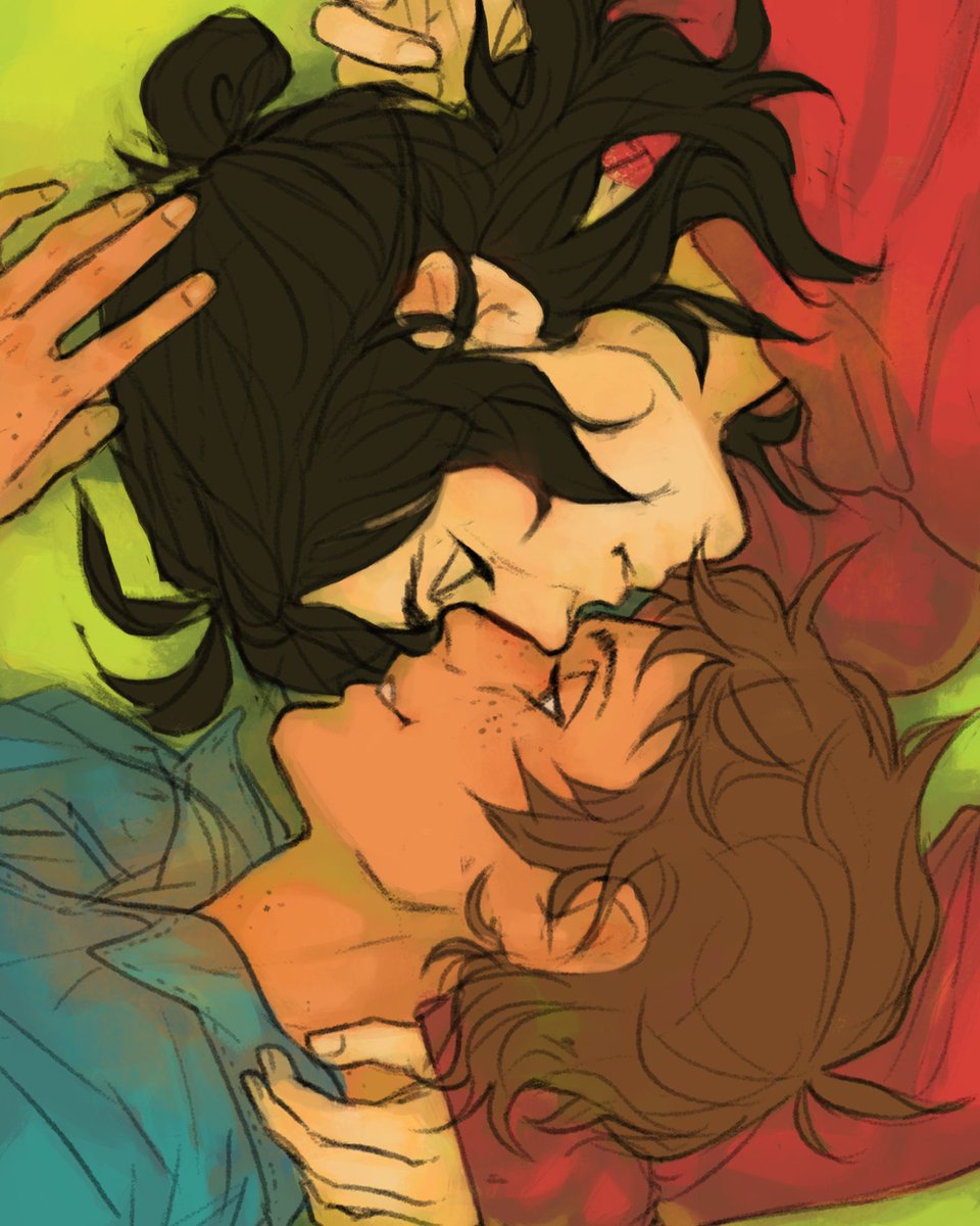 _kiilea's tweet image. just two boys in love... rolling in the grass... like the true kings they are ... *hands you gently a wip and runs away*

#klance