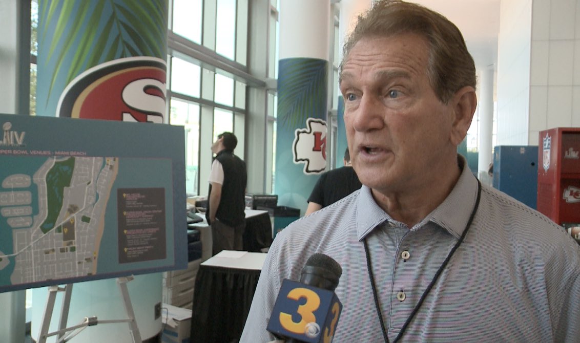 Adam_M_Winkler's tweet photo. Our coverage of #SuperBowl LIV continues on @WTKR3 News 3 at 5 & 6pm LIVE from Miami Beach.
We visit with @OceanLakesHS’s @DerrickNnadi, @NewKentStrong’s Travis Crittenden & #HTTR icon @Theismann7.
#SBLIV #NFL10
https://t.co/emLGt2Pie7 https://t.co/TmsRFfUxzL