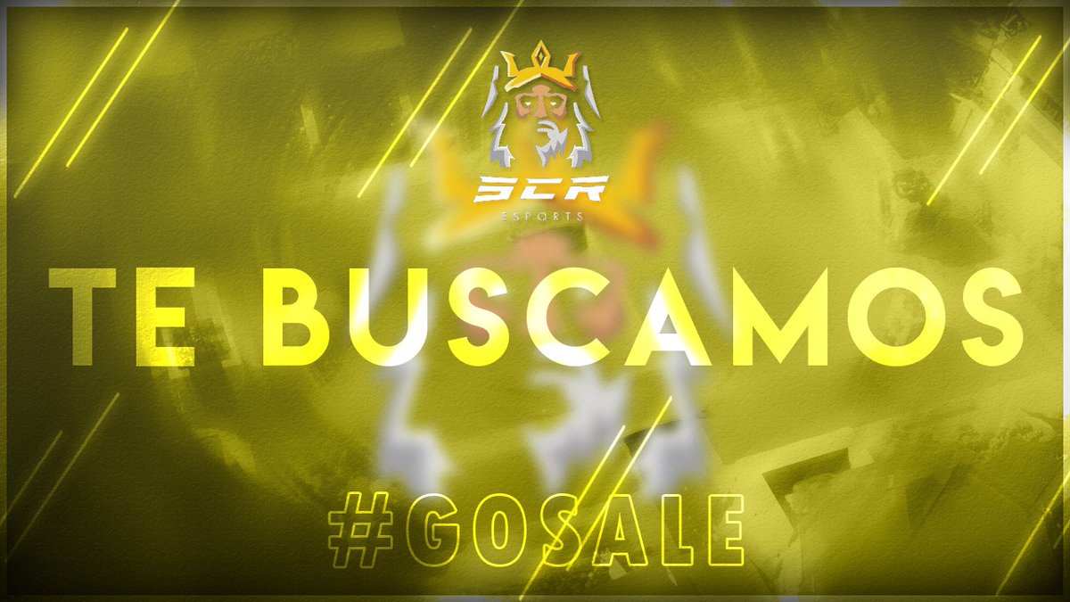 #AVISO

Queríamos comunicarles que SaleConRoyal está en busca de ( Co-Capitan, Coach, Analista y Comunity Manager )
Para nuestro equipo competitivo Team SCR. 

Requisitos :

✔️ Experiencia en el Competitivo
✔️ Disponibilidad horaria
✔️ Serios y con ganas de Trabajar