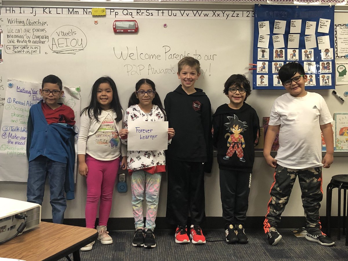 Celebrating our accomplishments in the classroom. P2P awards ceremony. <a href="/KohrvilleKISD/">Kohrville Elementary</a>