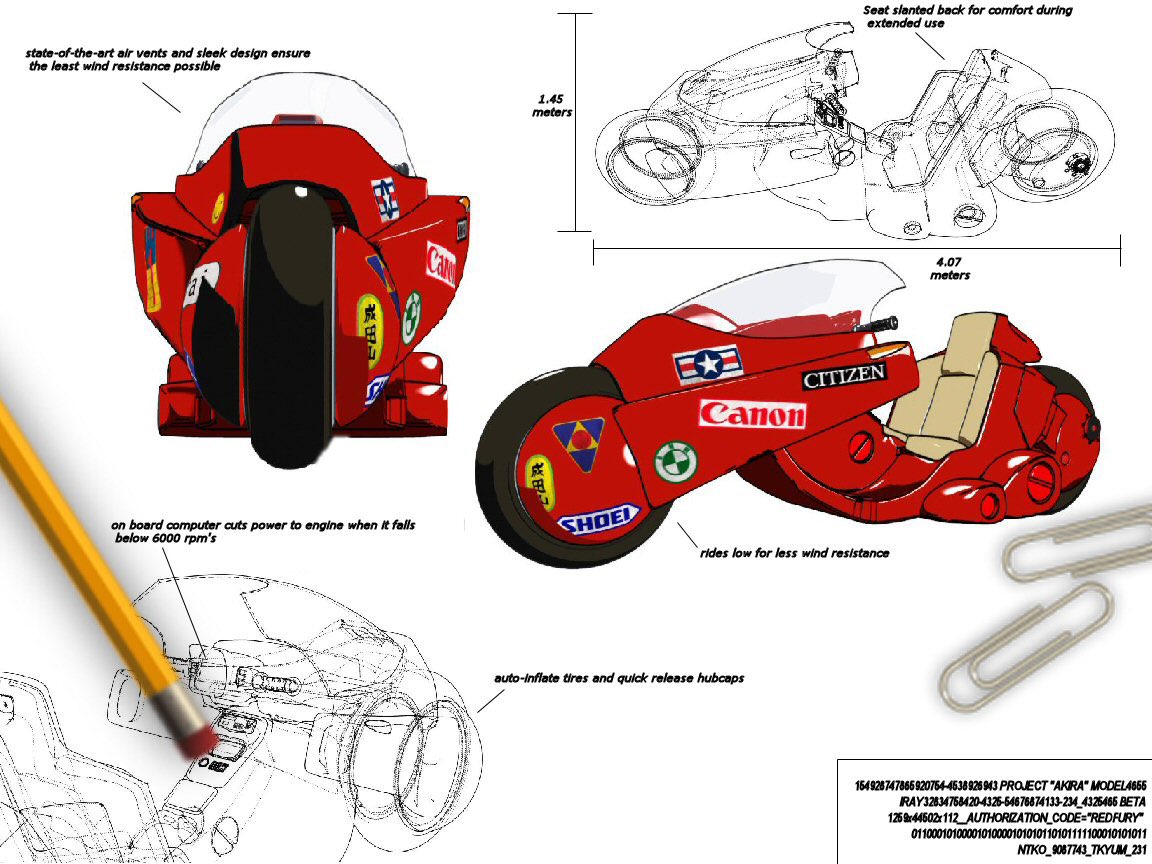 Azraeyyl's tweet photo. I hope these people don’t think i’m fucking around when i tell them i’m building myself an exact replica of Kaneda’s Bike from #AKIRA 💊🩸 https://t.co/b57ImSNSdr