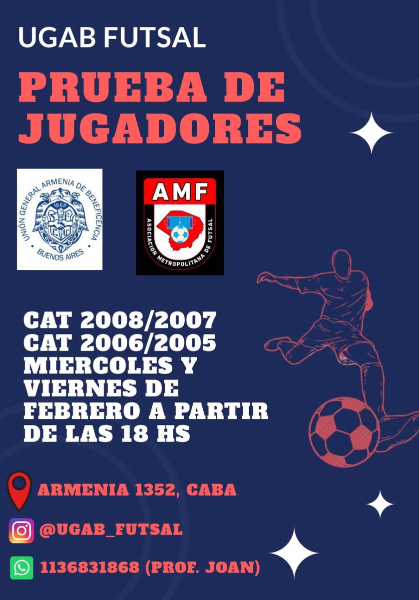 UGAB_Futsal's tweet photo. https://t.co/l5bVNPLGs4