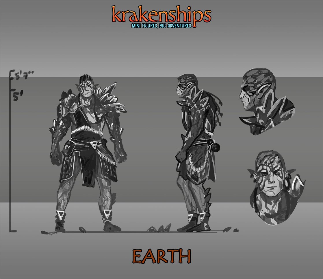 krakenships's tweet photo. Male Earth Tessera #conceptart! Head to https://t.co/5O4d5qV0H7 & vote on archetypes.
#krakenminis #art #sketch #earth #elemental #fourelements #rock #krakenships #tessera #dnd #dungeonsanddragons #genasi #pathfinder #oread #miniatures #tabletoprpg #tabletopminiatures https://t.co/ptMrkydrbC
