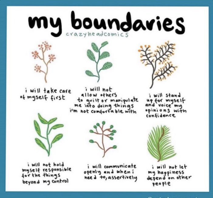 natalieboyd__'s tweet photo. #BellLetsTalk Set boundaries. You need/deserve them. https://t.co/h3JPkZqCqU