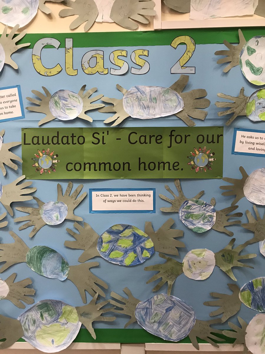 Cathedralplym's tweet photo. Our #GIFTchaplaincy team have been working hard to promote Laudato Si’ (@Pontifex letter to promote sustainable living). Some great ideas and a real buzz around the school!#schoolofJOY #smallchangesmakebigdifferences @CatholicCluster @PlymouthCAST @SrJudithRussi @Sarahhb65 https://t.co/5QYE2DkCtz