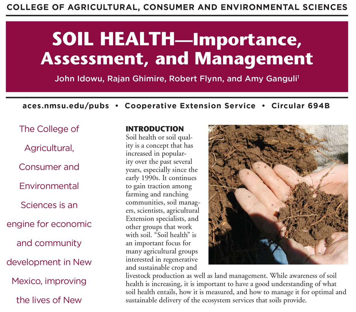 First page of publication.