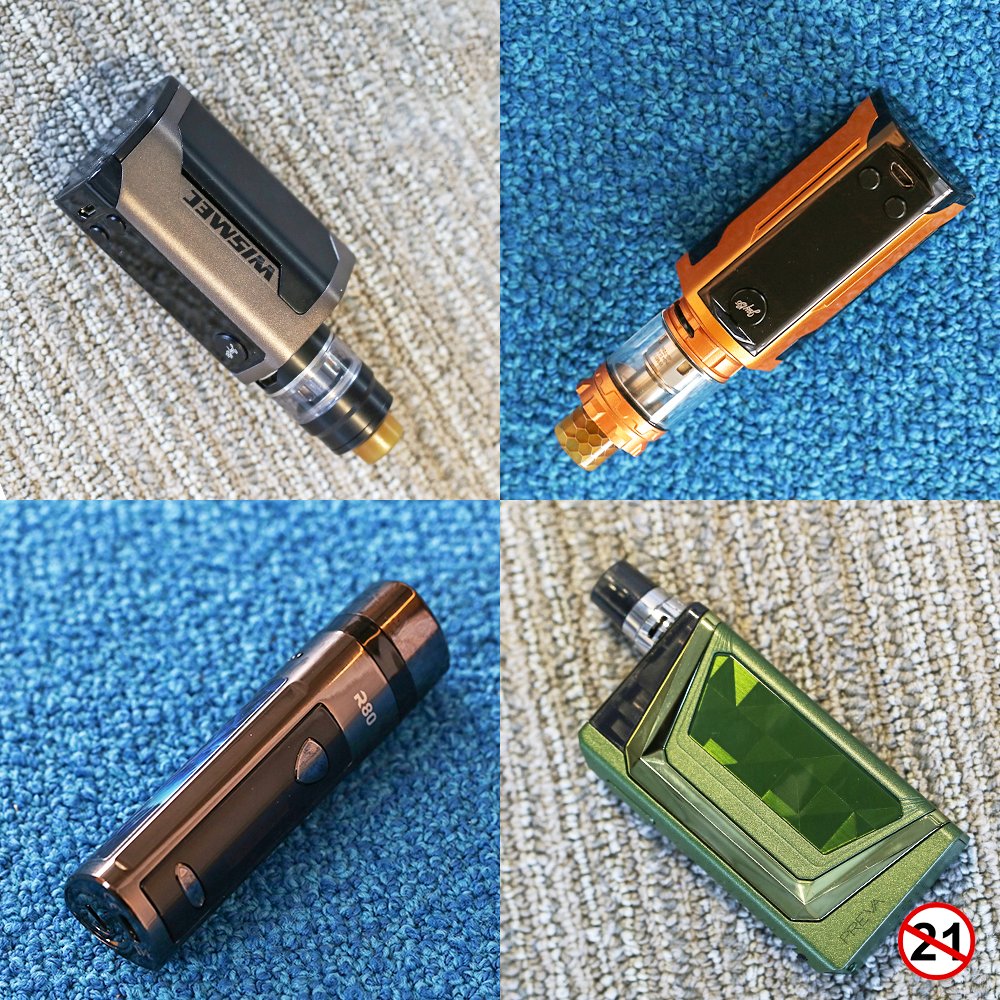 WismecGlobal's tweet image. 💥#PREVA: Built-in battery #pod; ⁠
🔥#R80: Single 18650 pod #mod; ⁠
💕#RX #GEN3Dual: Dual 18650; ⁠
💪#GEN3: Triple 18650 box;
Your choice is...?🤔⁠
⁠
WARNING: This product contains nicotine. Nicotine is an addictive chemical. Our products are restricted to adults 21+ only.⁠