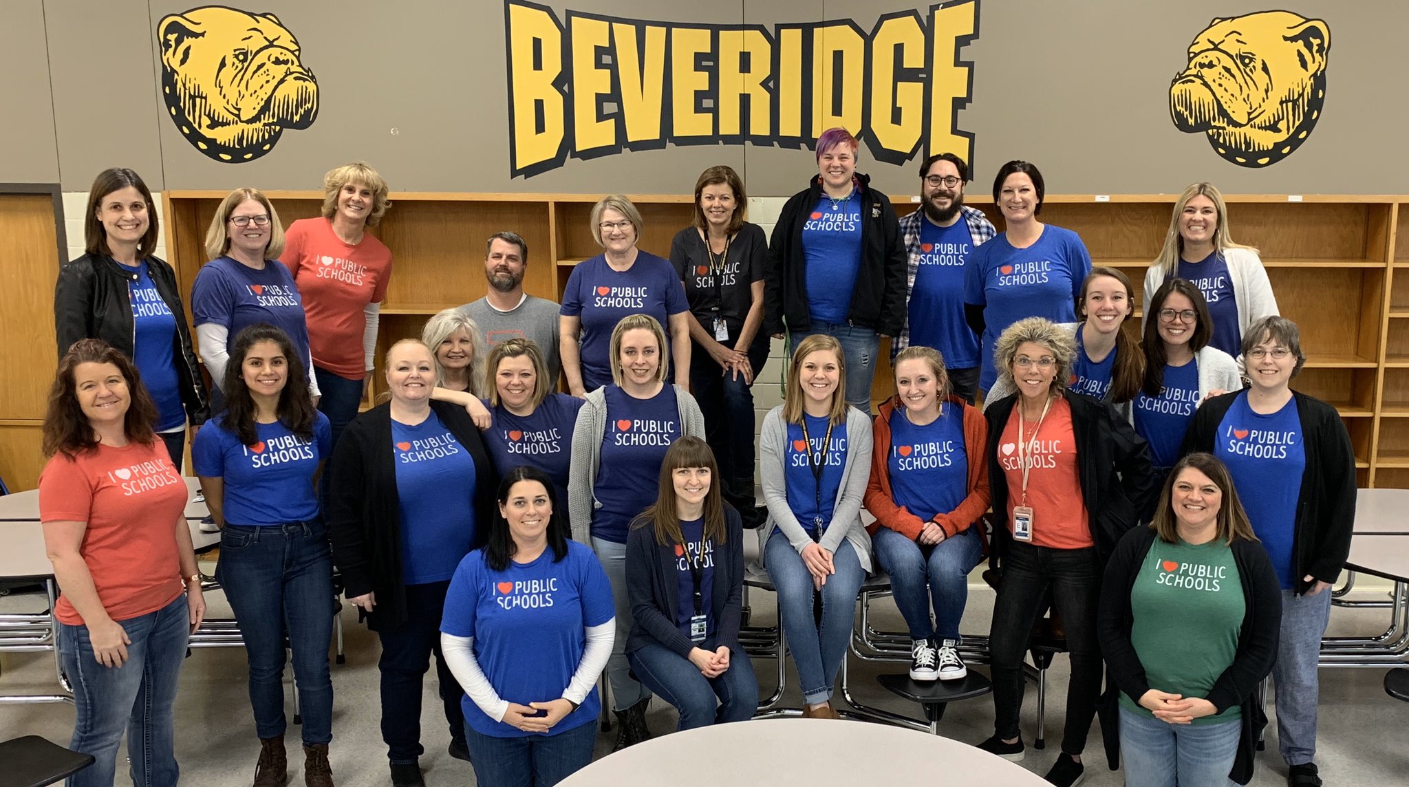 Beveridge Middle School on Twitter "Just some of our staff members in