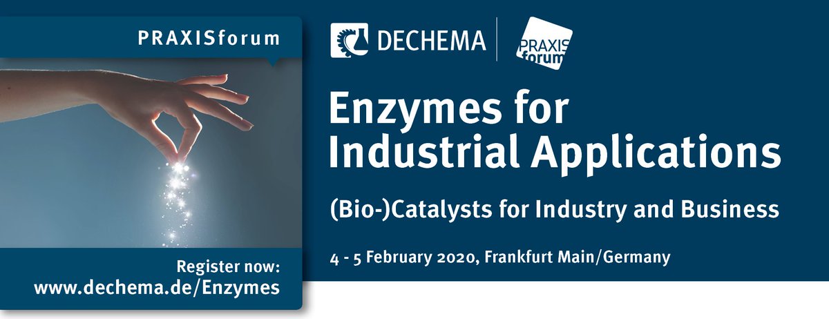 Great presentations, fruitful discussions &amp; networking and solutions on display: #Exhibition space at the PRAXISforum #Enzymes for Industrial Applications is fully booked! Explore technologies and services that might benefit your business, too dechema.de/Enzymes.html #PfEnzymes