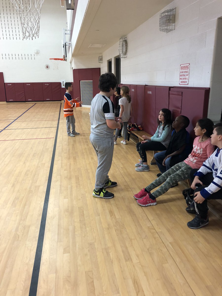 MissBelland's tweet photo. Intense moments today during our hockey finals: coaches corner, goalie uniforms, and even a shoot out!! https://t.co/Xkpo4xHJcE